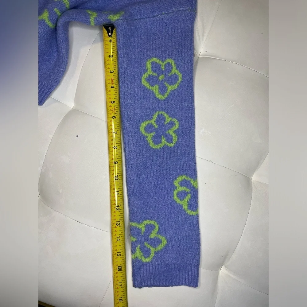 Art Class purple and lime green cardigan. Girls 10/12